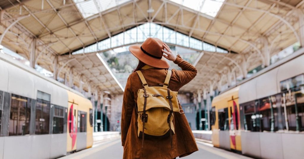 Gourde filtrante en voyage